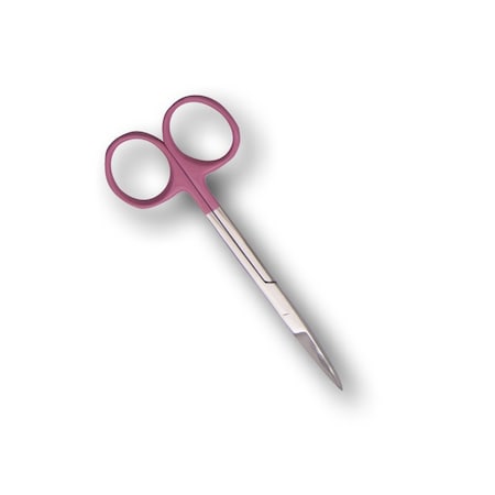 Emi Think Pink Iris Scissor Straight, 4.5" 724